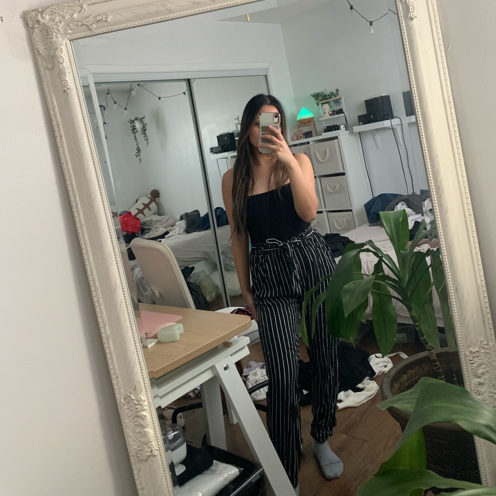 American eagle striped pants
